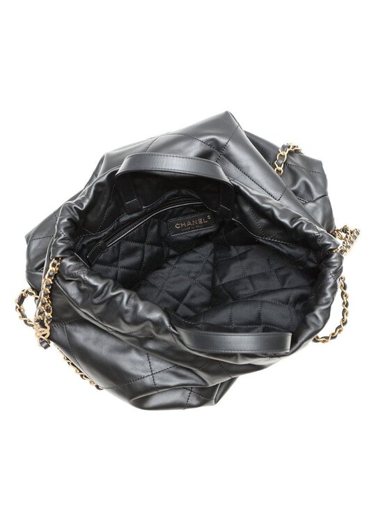 Chanel Backpack 22 Large Leather Black main image 9